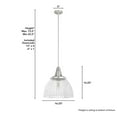thumbnail image 4 of Hunter Cypress Grove with Clear Holophane Glass 1 Light Pendant Ceiling Light Fixture, 4 of 8