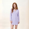 thumbnail image 2 of Member's Mark Women's Notch Collar Sleep Shirt, 2 of 10