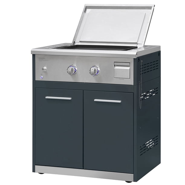 THOR Kitchen 4-Piece Outdoor Oakland Gray Kitchen Suite w/ Cover