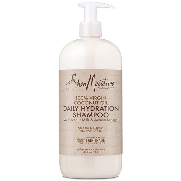 Shea Moisture 100% Virgin Coconut Oil Daily Hydration Shampoo, 34 fl. oz.