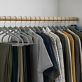 thumbnail image 7 of Member's Mark Heavy Duty Adult Velvet Hangers, Assorted Colors - 50 Pack, 7 of 9