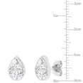 thumbnail image 4 of Lab Created Diamond Earrings in 14K Gold, 4 of 7