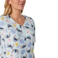 thumbnail image 5 of Character Ladies 2-Piece Short Sleeve Henley and Crop Pant PJ Set, 5 of 7