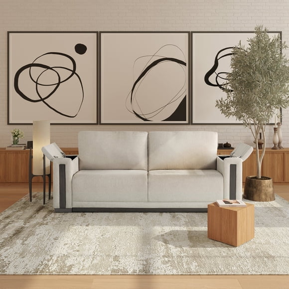 Lifestyle Solutions Riles Storage Sofa