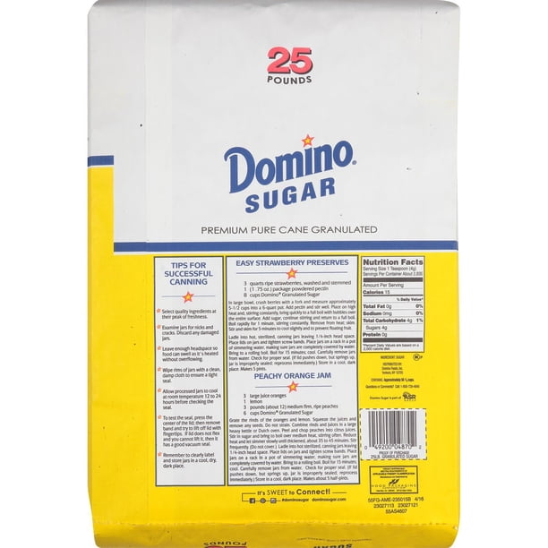 Domino Granulated Sugar, 25 lbs. - Samsclub.com