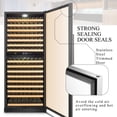 thumbnail image 6 of Lanbo 32 Inch 287 Bottle Dual Zone Wine Cooler Refrigerator, 6 of 16