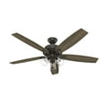 thumbnail image 1 of Hunter 60" Dondra Ceiling Fan With LED Light Kit And Pull Chain, Choose Color, 1 of 11