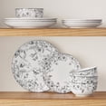 thumbnail image 2 of Member's Mark 12-Piece Porcelain Toile Dinnerware Set, 2 of 3