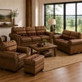 thumbnail image 1 of Sierra Mountain Lodge, Solid Wood, 4-Piece Living Room Set, 1 of 15