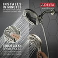 thumbnail image 5 of Delta Faucet In2ition 7-Setting Two-in-One Shower, 5 of 8