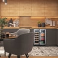 thumbnail image 2 of Lanbo 24 Inch 18 Bottle and 55 Can Wine and Beverage Refrigerator, 2 of 15