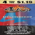 thumbnail image 2 of 4K's Cigarillo Foil Pouch, Melonberry Pre-Priced $1.19 for 4 cigars, 15 pack, 2 of 2