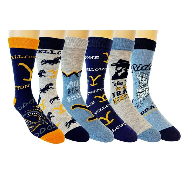Character 6-Pack Casual Crew Sock