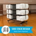 thumbnail image 3 of Lifetime Chair Cart, Accommodates 72 Commercial Chairs, 3 of 12