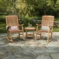 thumbnail image 5 of Cambridge Casual Weston Teak Side Table, 5 of 7