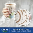 thumbnail image 4 of Dixie PerfecTouch Insulated Hot/Cold Paper Cups, Coffee Haze, 12 oz. 176 ct., 4 of 10