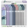 thumbnail image 1 of Ello 16-Piece Reusable Straw Set with Cleaning Brush, 1 of 8