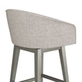 thumbnail image 19 of HH2 Home Upholstered Barrel Back Wood Adjustable Height Swivel Bar Stool, 19 of 19