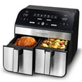 thumbnail image 9 of Gourmia 10-Quart Dual Basket Digital Air Fryer with Sync Finish and Sync Cook, 9 of 9