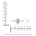 thumbnail image 4 of Lab Created Oval Cut Diamond Solitaire Ring in 18K Gold, 4 of 7