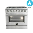 thumbnail image 1 of Forno Galiano 5.36 cu. ft. Slide-In Gas Range, 1 of 10