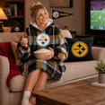 thumbnail image 5 of Pegasus Sports Pittsburgh Steelers Wearable Sherpa Throw, 5 of 6
