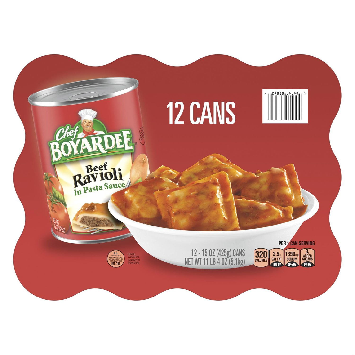 Chef Boyardee Ravioli Cheese