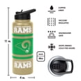thumbnail image 4 of Logo Brands Acadiana High School Wreckin’ Rams Tumbler Set, 4 of 5