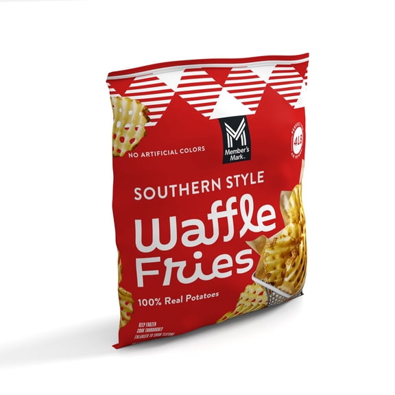 Member's Mark Southern Style Waffle Fries, Frozen, 4 lbs.