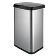 thumbnail image 1 of Glad 20-Gallon Stainless Steel Sensor Trash Can, 1 of 8