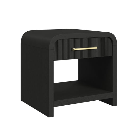 Society Den Woodridge End Table with USB