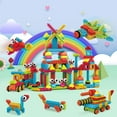 thumbnail image 4 of Picasso Tiles Bristle Lock Tile Construction Building Set 240 pcs., 4 of 9