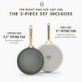 thumbnail image 5 of GreenPan GP5 2-Piece Healthy Ceramic Fry Pan Set, 5 of 11