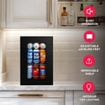 thumbnail image 8 of Frigidaire 0.6 cu. ft. Glass Door Compact Beverage Refrigerator, 8 of 10