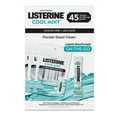 thumbnail image 1 of Listerine On-The-Go Cool Mint Mouthwash Sachets, Alcohol Free, 45 ct., 1 of 7