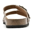 thumbnail image 5 of Mountain Sole Women's Double Buckle Leather Footbed Sandal, 5 of 6