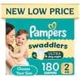 thumbnail image 1 of Pampers Swaddlers Ultra Diapers, Sizes Newborn-8, 1 of 14