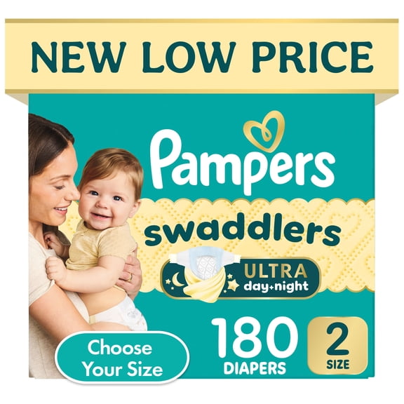 Pampers Swaddlers Ultra Diapers, Sizes Newborn-8