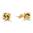thumbnail image 2 of Love Knot Stud Earrings in 14K Gold, 2 of 3