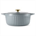 thumbnail image 3 of Tramontina 7-Qt Fluted Enameled Cast Iron Dutch Oven, 3 of 7