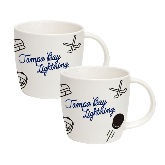 Logo Brands Tampa Bay Lightning 18oz Playmaker Mug Bundle