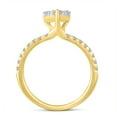 thumbnail image 3 of 1.00 CT. T.W.  Diamond Grand Pear Shaped Composite Engagement Ring in 14K Gold, 3 of 8
