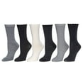 thumbnail image 1 of Cuddl Duds Women's 6-Pack Super Soft Crew Sock, 1 of 4
