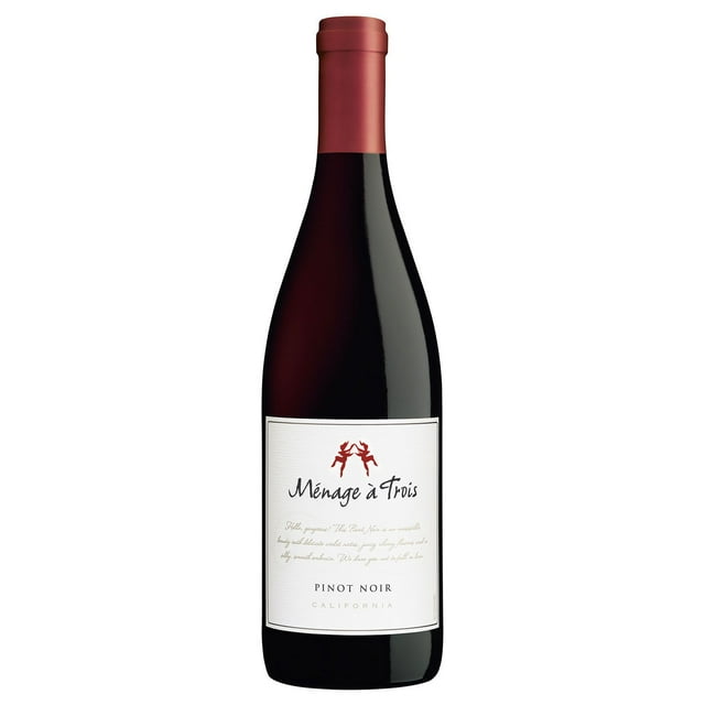 Menage a Trois Pinot Noir Red Wine, 750 ml