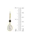 thumbnail image 6 of Multi-Gemstone Dangle Earrings in 14K Gold, 6 of 6
