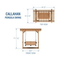 thumbnail image 9 of Backyard Discovery Callahan Cedar Pergola Swing, 9 of 10