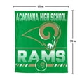 thumbnail image 7 of Logo Brands Acadiana High School 60"x70" Super Plush Blanket, 7 of 7