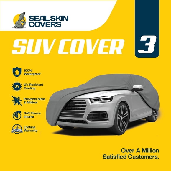 Seal Skin Covers Supreme Gray Waterproof All-Weather SUV Cover