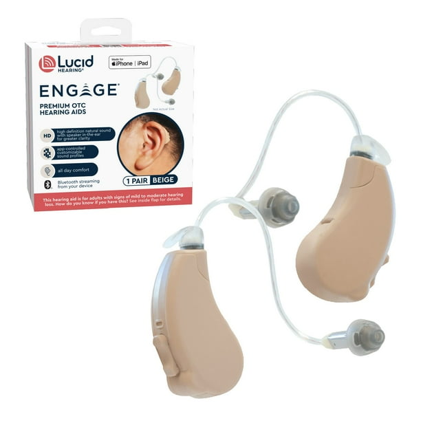 Lucid Hearing OTC Engage Behind-the-Ear Hearing Aids - Samsclub.com