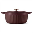 thumbnail image 3 of Tramontina 7-Qt Fluted Enameled Cast Iron Dutch Oven, 3 of 8